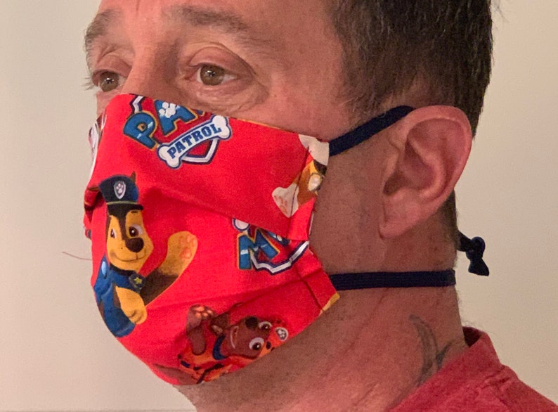 Download Quick Tie Face Mask with Head Strap Civilian Mask Washable | Etsy