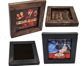 Wood Frames Tile Coasters 4.25 inch internal - Painted or Stained