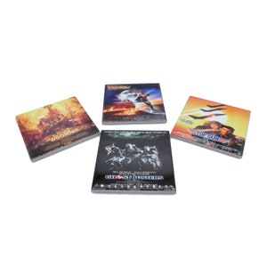 Custom Movie Coasters Set - Personalized Film Poster Drink Coasters - Gift for Him/Her - Home Bar Decor - Wedding Gift