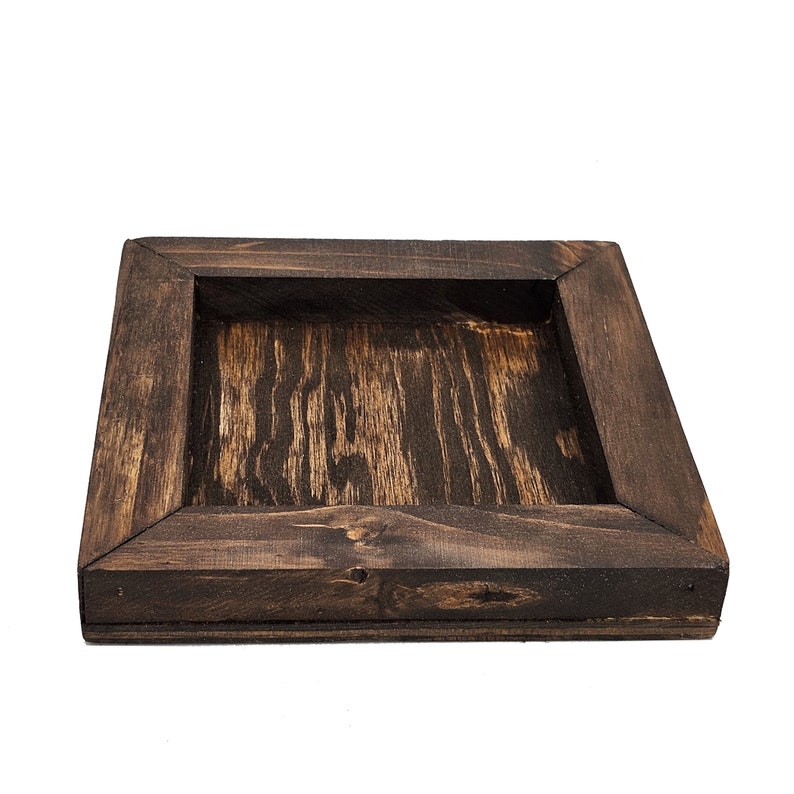 Display Frame for Coasters & Tiles - Handmade Wood Frame - Customizable ...