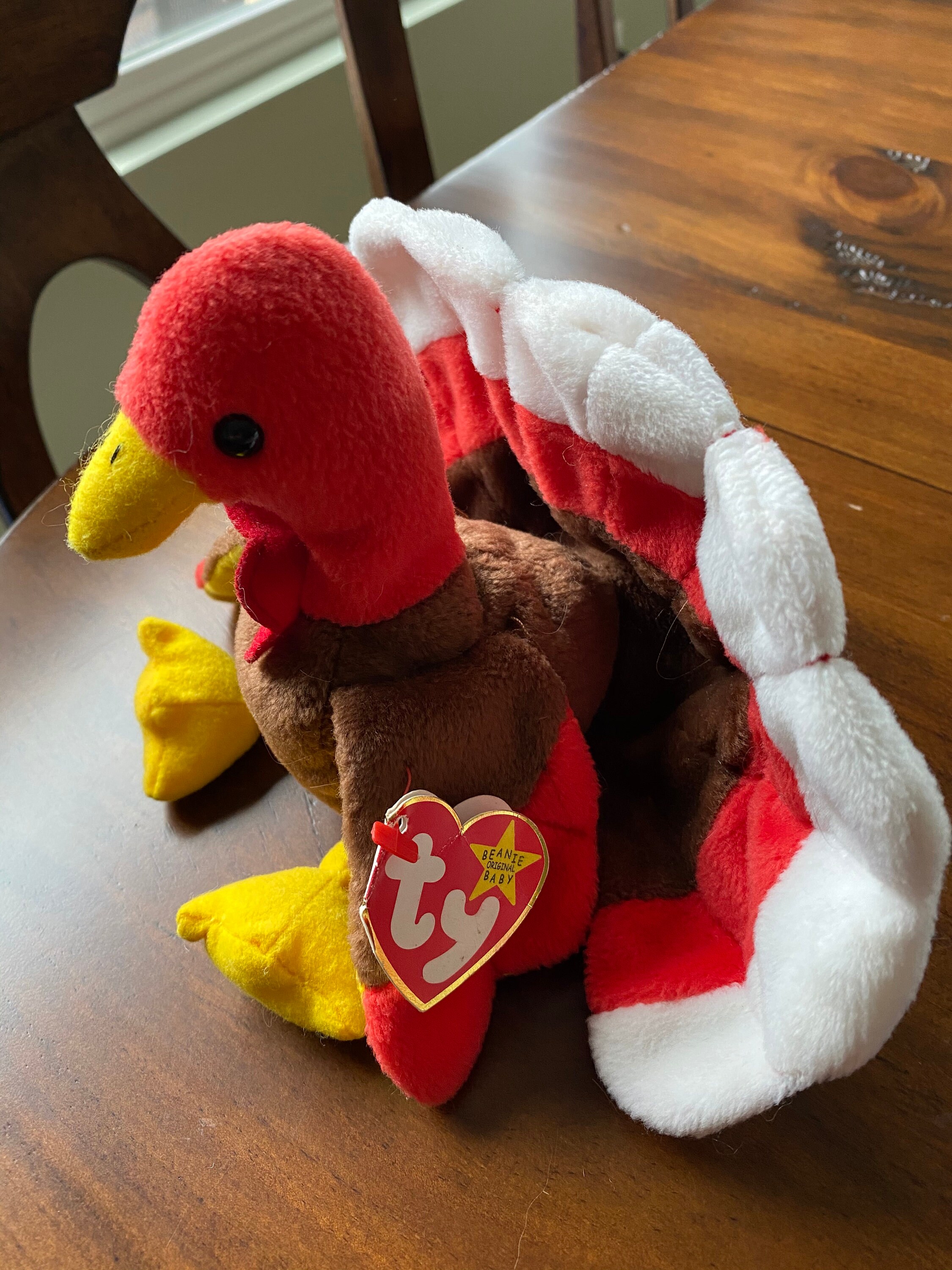 Gobbles Rare Beanie Baby PVC Etsy