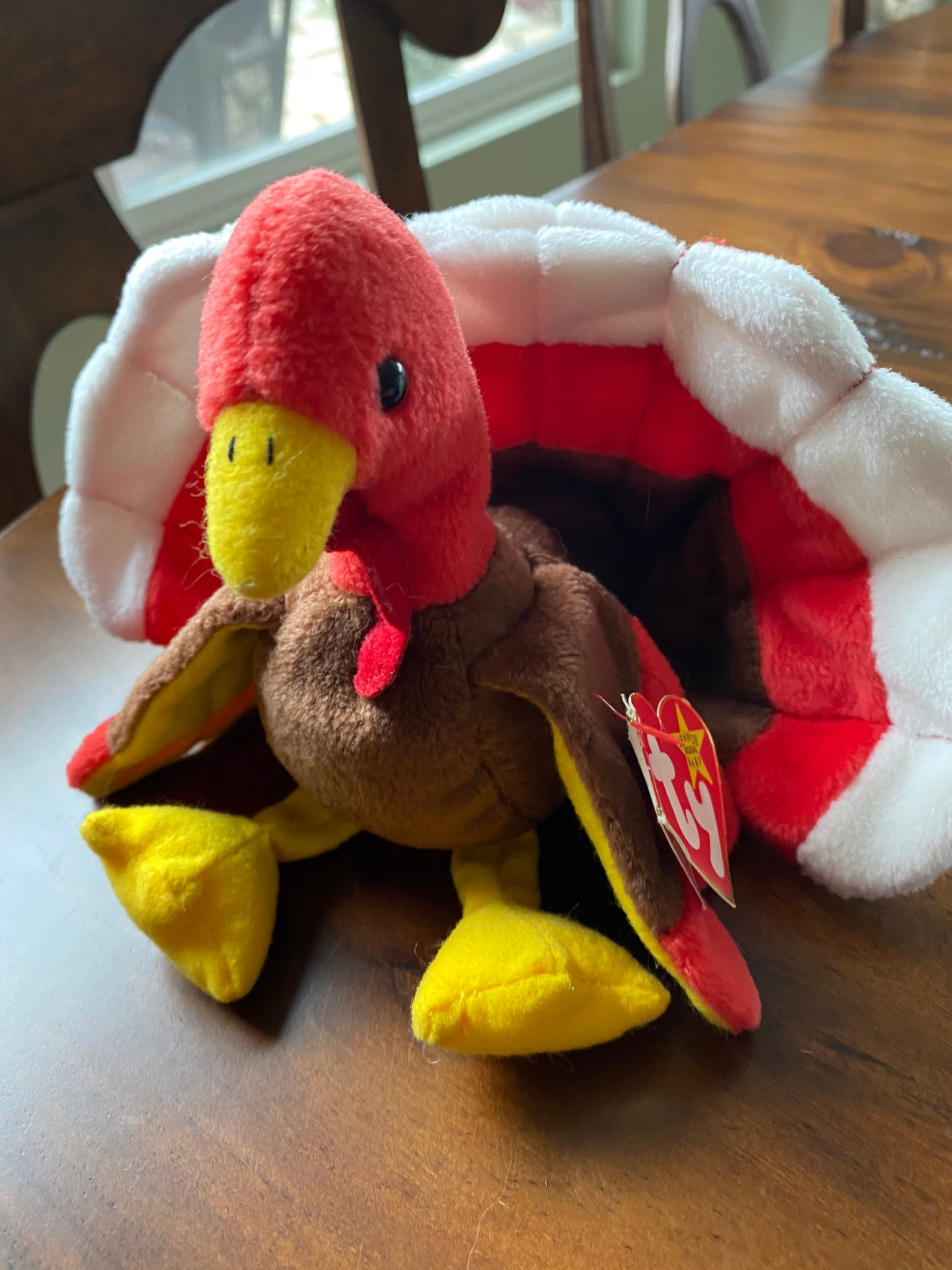 Gobbles Rare Beanie Baby PVC Etsy