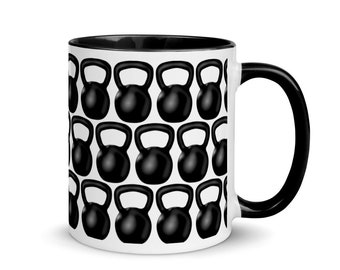 Kettlebell Mug, Fitness Coffee Cup