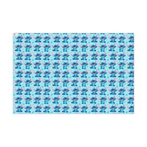 Stitch Wrapping Paper, Alien Gift Wrap, Hawaiian Birthday Wrapping Paper, Kids Birthday Gift Wrap, Tropical Party Supplies image 4