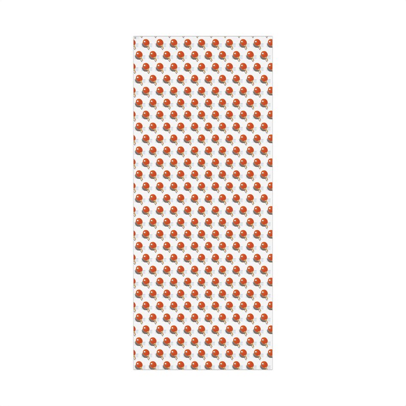 Ping Pong Wrapping Paper, Table Tennis Gift Wrap, Sports Themed Birthday Gift Packaging image 4