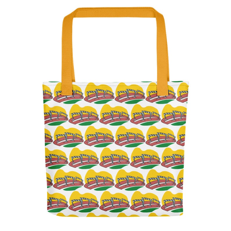 Track and Field Hurdles Tote Bag