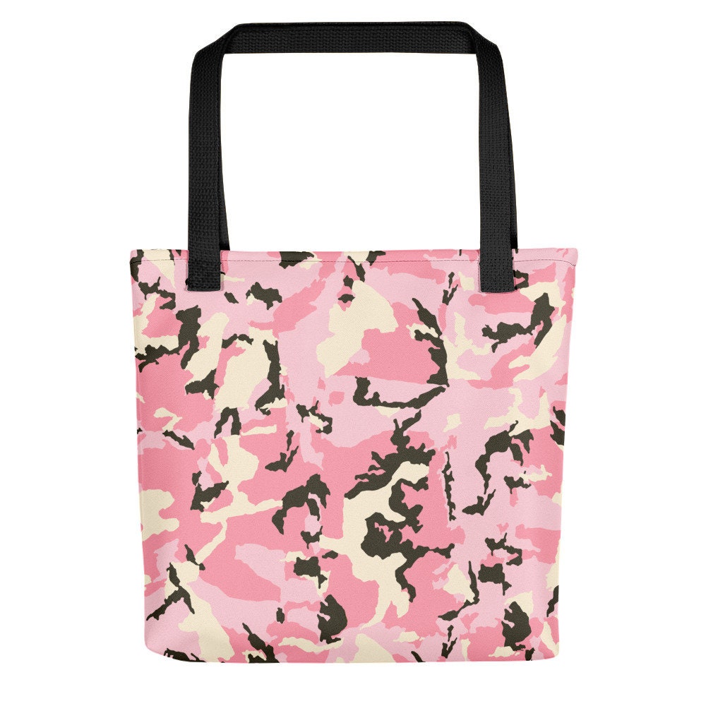 Pink Camo Tote Bag Etsy