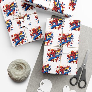 Superhero Wrapping Paper