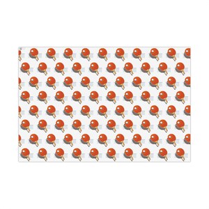 Ping Pong Wrapping Paper, Table Tennis Gift Wrap, Sports Themed Birthday Gift Packaging image 3