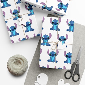 Stitch Wrapping Paper Birthday Party Gift Wrap