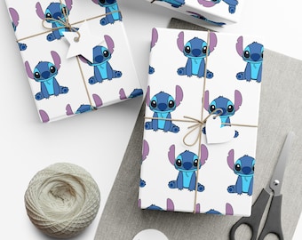 Stitch Wrapping Paper Birthday Party Gift Wrap