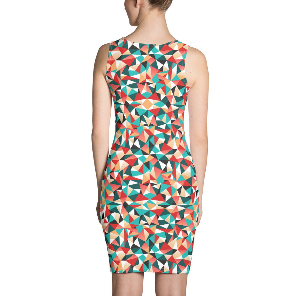 Kaleidoscope Fitted Dress Etsy