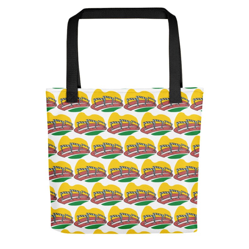 Track and Field Hurdles Tote Bag