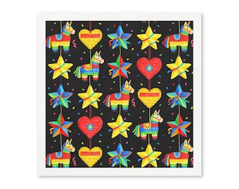 Fiesta Piñata Paper Napkins, Fiesta Party Napkins, Mexican Fiesta Napkins, Birthday Party Tableware, Cinco de Mayo Napkins, Set of 50