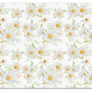 Daisy Floral Tissue Paper, Set of 3