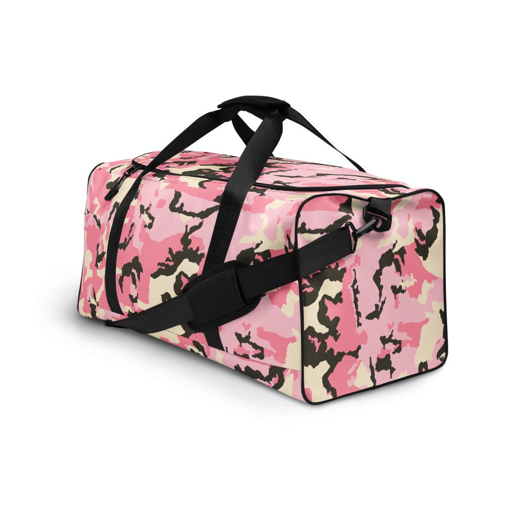 Pink Camo Duffle Bag Etsy