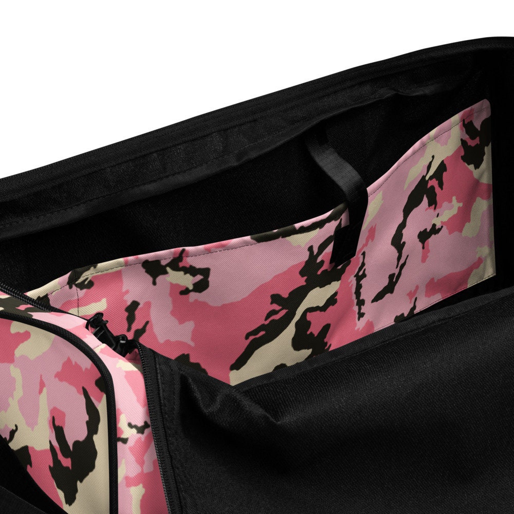 Pink Camo Duffle Bag Etsy