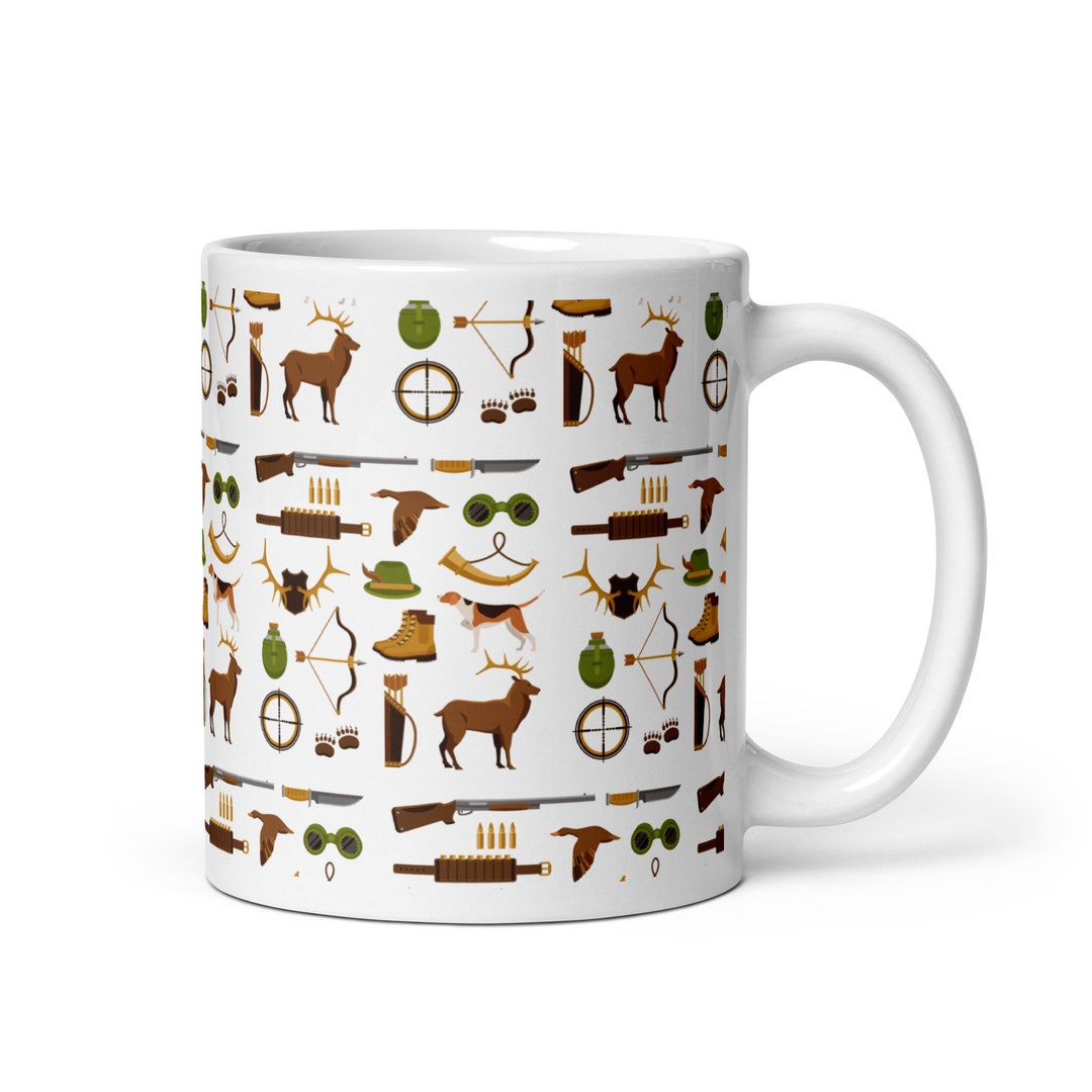Hunter Hunting Mug Coffee Cup Deer Gift - Etsy
