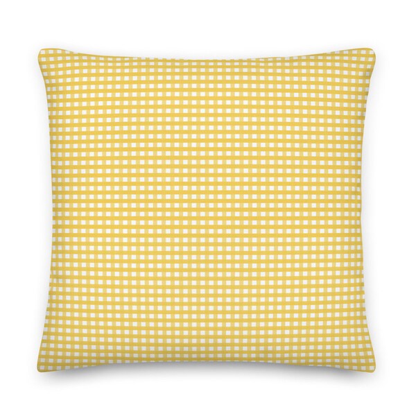 Gingham Pillow Etsy