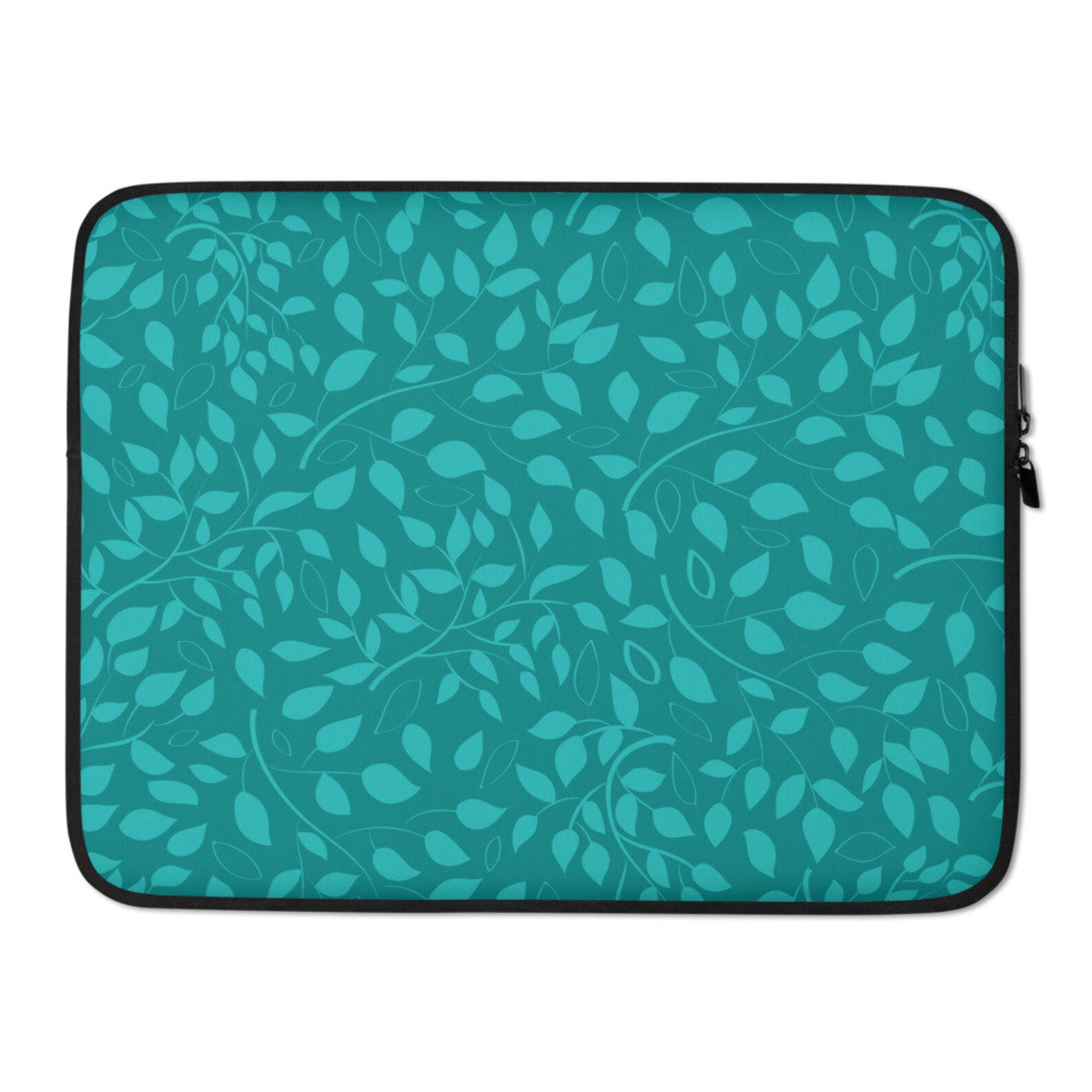 Green Foliage Laptop Sleeve 15 Etsy