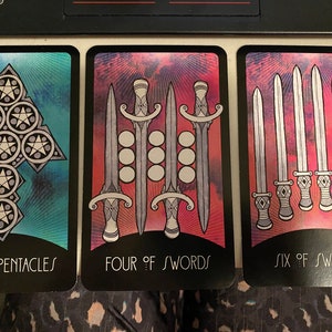 Diffusione di 3 carte Tarocchi