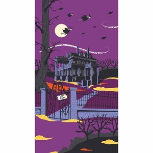 Haunted House PANEL, by Carta Bella for Riley Blake!
