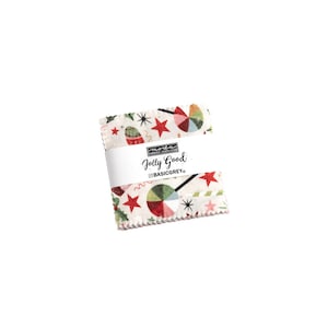 Jolly Good, Designed by BasicGrey for MODA || Mini Charm Pack|| 2.5&quot; x 2.5&quot; || 30720MC