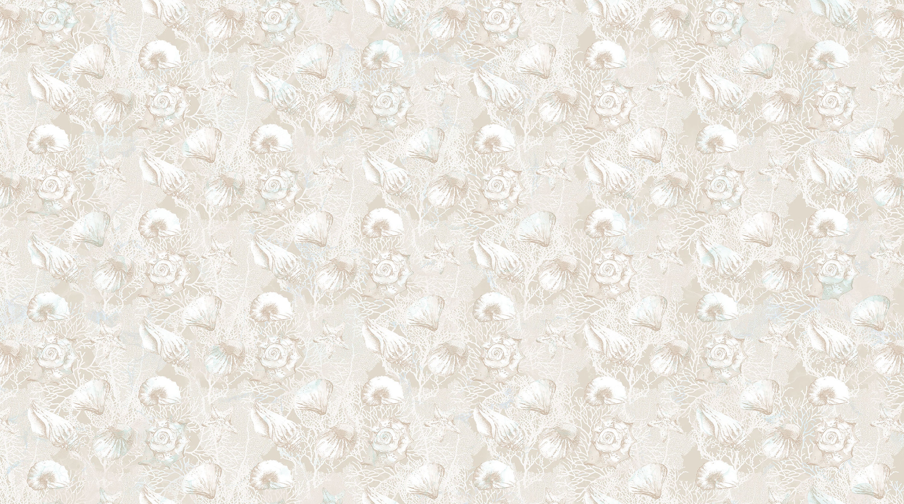 Sea Breeze, Cream, Shells, Northcott DP27098-11 - Etsy