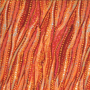 Dreamscapes Digital Red Orange, MODA