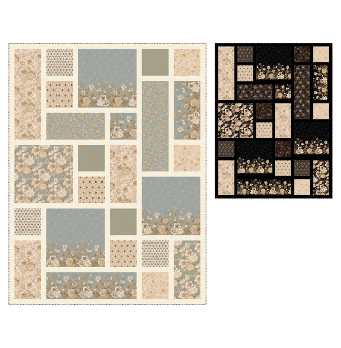 KENSINGTON PARK Royal Tiles Quilt Kit by Northcott Etsy