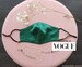 100%Silk mask . Reusable, washable, face mask from UK buy 4 facemasks1 free chain 