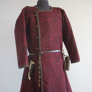 Rus Byzantine & Nomadic Battle / Padded Caftan With Assymetrical Flap ...