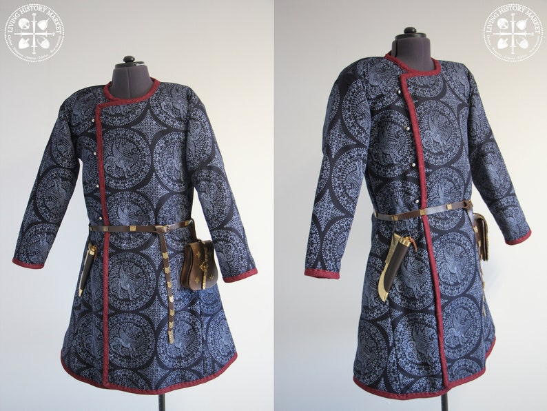 Rus Byzantine & Nomadic Battle / Padded Caftan With - Etsy