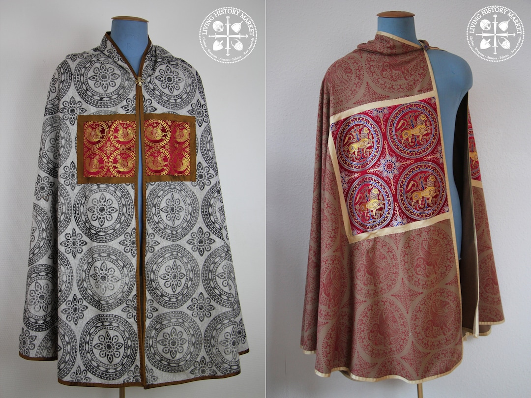Byzantine Wool Cape half Circle Shaped Historical Replica - Etsy