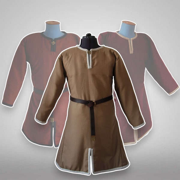 Norman battle tunic with padding for early middle age reenactment fight