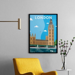 London, Big Ben - Digital Art Print
