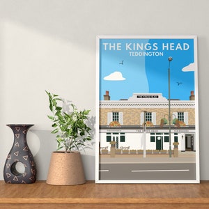 Teddington, The Kings Head - Digital Art Print