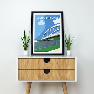 Walton-On-Thames-Print