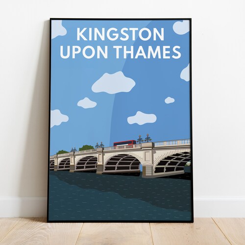 Kingston Upon Thames Digital Print Etsy UK