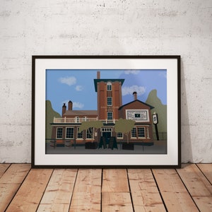 The Hand & Spear, Weybridge - Digital Print