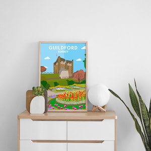 Guildford Castle, Surrey - Digital Print