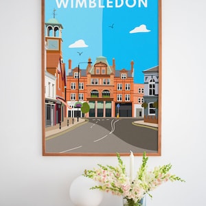 Wimbledon Village, Digital Art Print