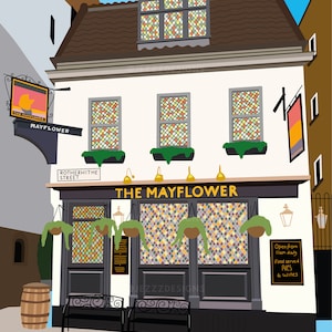 The Mayflower Pub, Rotherhithe - Art Print