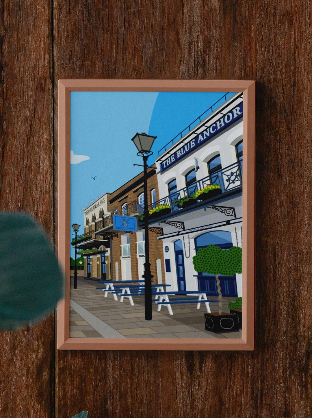 Hammersmith Riverside Pubs - Art Print - Etsy
