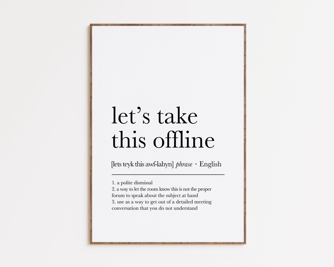 Lassen Sie Uns Diese Offline Definition Drucken Lustiges Etsy de Lassen sie uns diese offline definition drucken lustiges etsy de