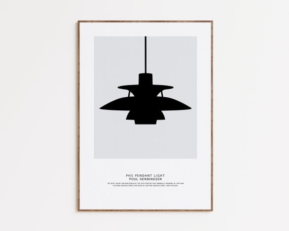 アートブック 66 by Louis Poulsen PH5 Pendant Light by Poul Henningsen Print, Scandinavian Design