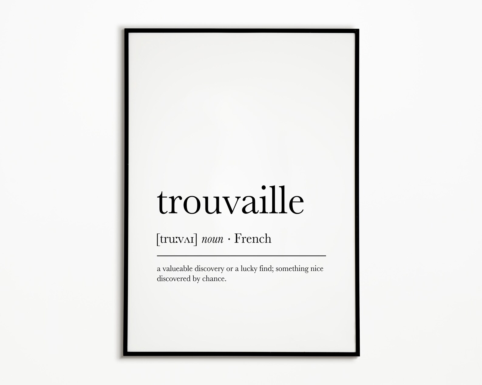 Flâneur Soigne Trouvaille Definition Prints Set of 3 Etsy UK