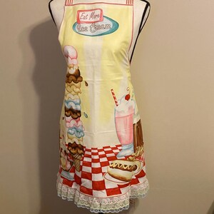 Ice Cream Sundaes Apron