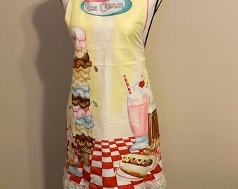 Ice Cream Sundaes Apron