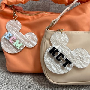 Buy Wholesale China Stylish Women Girl Bag Keychain For Mickey Bow Tassel  Keychains With Fluffy Pom & Keychain For Lv Style at USD 3.41